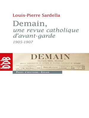 cover image of Demain, une revue catholique d'avant-garde (1905-1907)